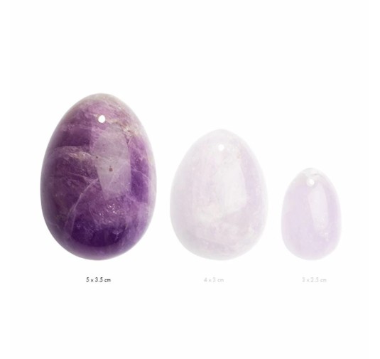 Kulka gejszy - La Gemmes Yoni Egg Pure Amethyst L